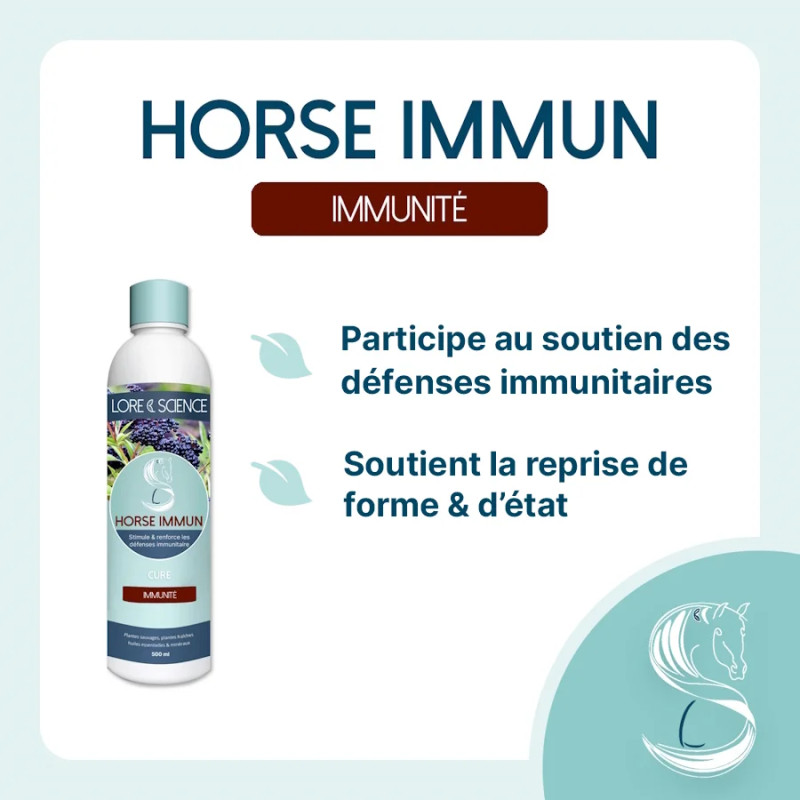 Horse Immun - Natural defences booster for horses - Lore & Science